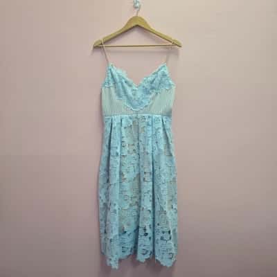 Seed Heritage Womens  Size 12 Dress Blue 