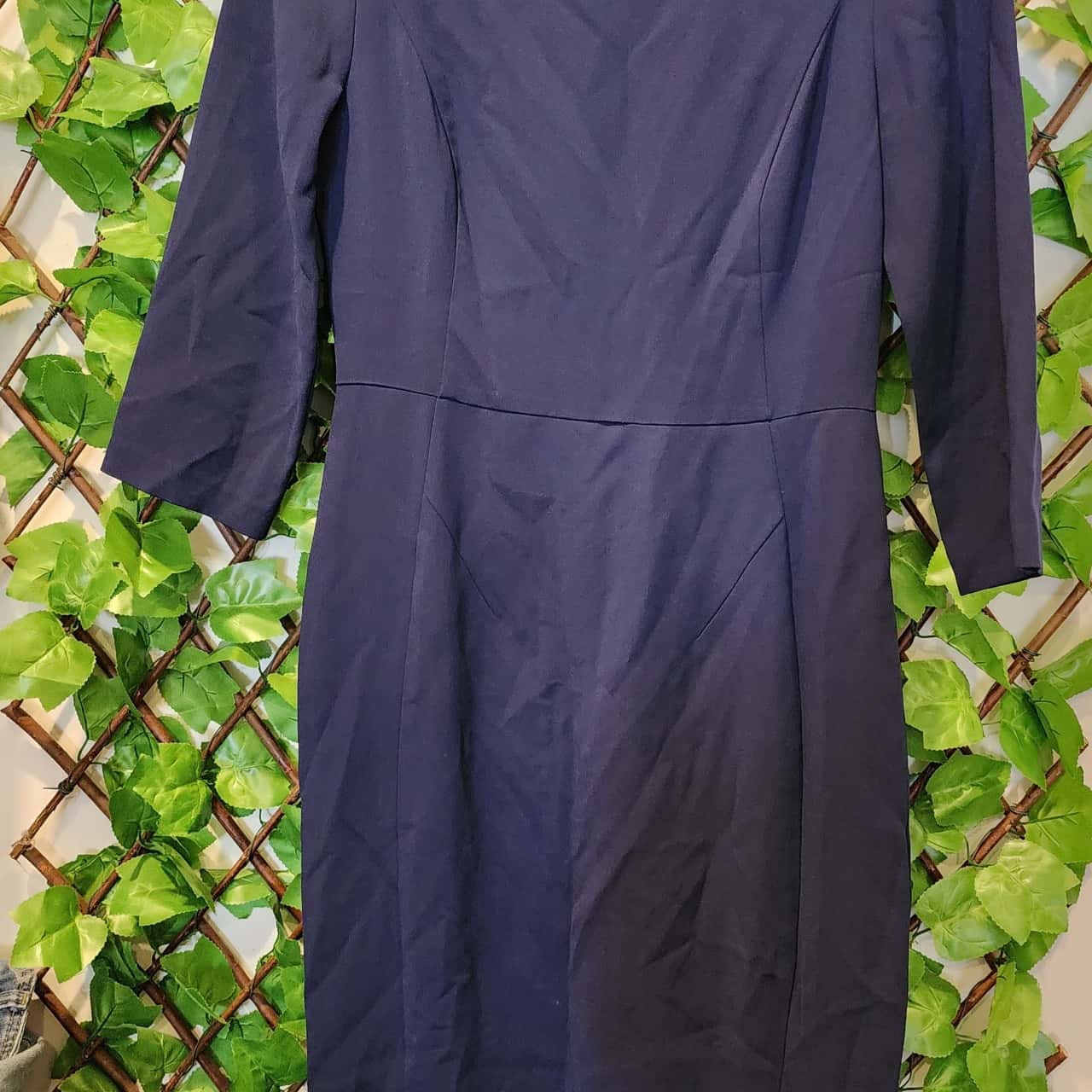 Cue City Women s Size 8 Navy Blue Dress s 