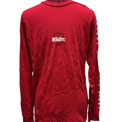WNDRR Mens  Size M Long Sleeve Top Red 