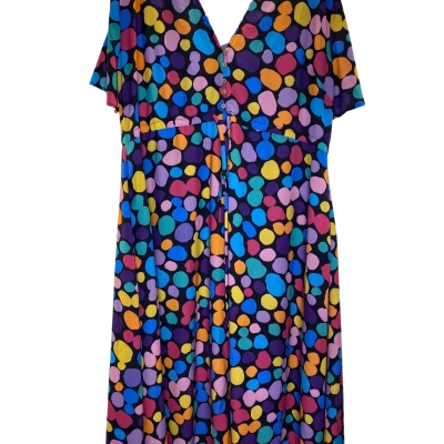 Little Party Dress Womens  Size 16 Maxi Dress Black  / Multicoloured / Pattern 