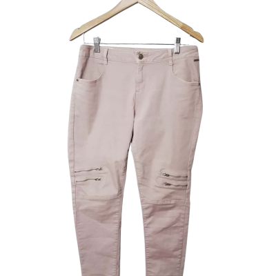 Lee Cooper Womens Size 12 Straight Leg Jeans Pink  