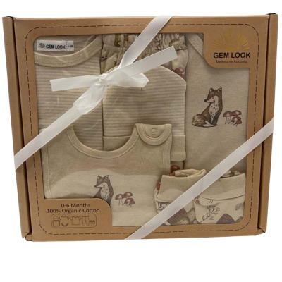 Gem Look Kids  Size 0-6m Cotton Set
