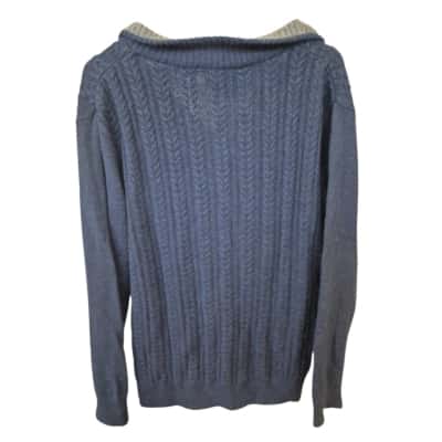 WESTBAY Mens  Size L Cardigan Navy Blue 
