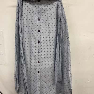 Gorman Womens  Size 8 Wrap Skirt Blue 