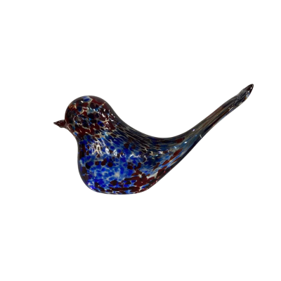 Vintage Art Glass Bird Paperweight 