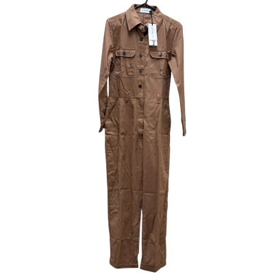 One Mile Brown Long Sleeve Jumpsuit Size 10 *New*