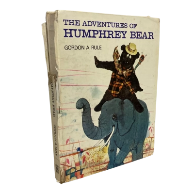 The Adventures of Humphrey Bear Gordon A. Rule Hardcover 1976 Vintage Australian Published Book Damaged Spine