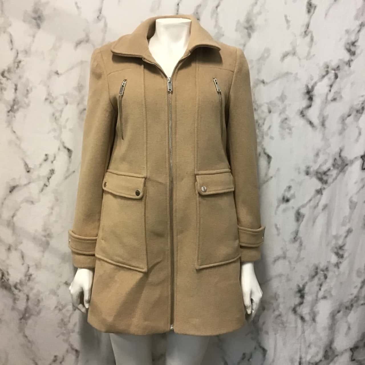 Rockmans Winter Coat Size 10 Camel(s)