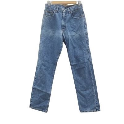 Calvin Klein Womens Size 9 Straight Leg Jeans Blue (4)