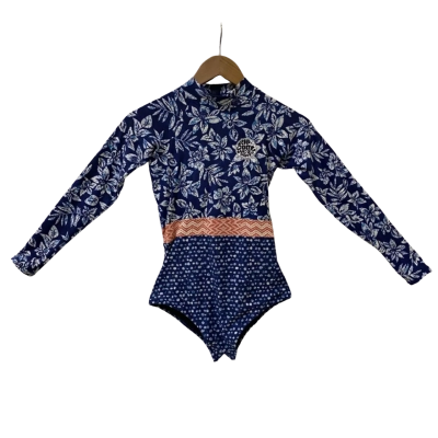 Rip Curl Womens Size 10/S Onepiece Bathers Blue/ Pattern 
