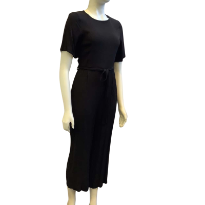 Mister Zimi Womens Label Size 10 Short Sleeve Jumpsuit Black