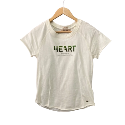 Mos Mosh Womens  Size XS Short Sleeve Top Off White 