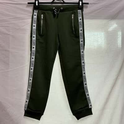Guess Kids  Size 6 Track Pants Green 
