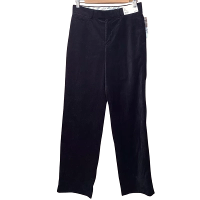 Uniqlo x Ines de la Fressange Black Velvet Pants Size 26