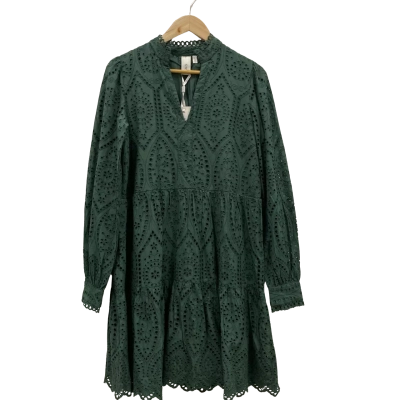 Y.A.S. Women's Size 8 Long Sleeve Dress Dark Green BNWT