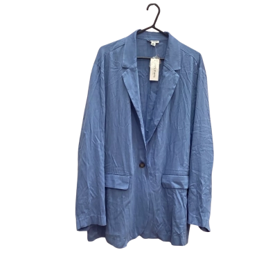 Rockmans Womens Size 20 Blue Unlined Blazer 