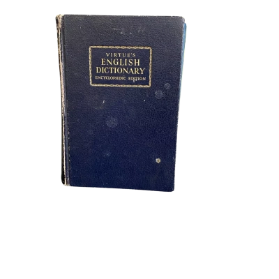 Virtue's English Dictionary Encyclopedic Edition Vintage Hardcover
