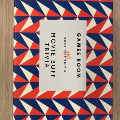 Games room road trip trivia cards - Movie buff trivia 