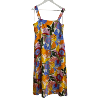 Jeanswest Womens  Size 14 Maxi Dress / Sleeveless Multicoloured 