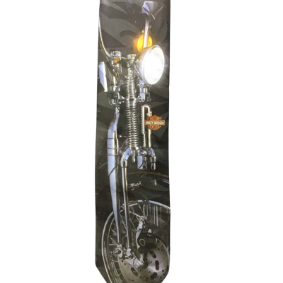 Ralph Marlin Harley Davidson Mens Ties Black  / Multicoloured 