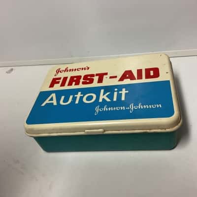 Vintage Johnson’s auto kit first aid kit