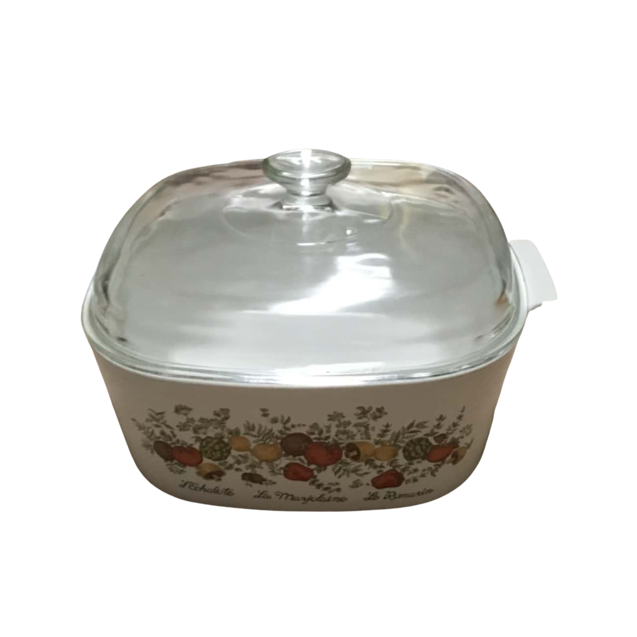 Vintage Large Corning Ware Casserole Dish & Lid In Excellent Condition