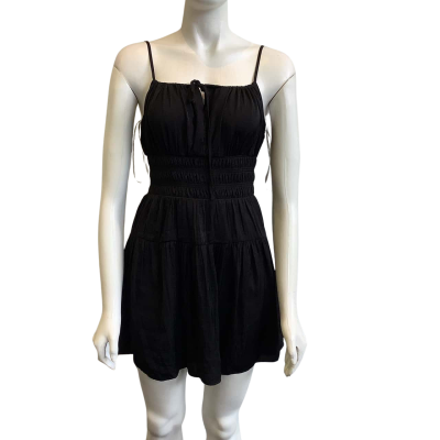 BNWT Lulu & Rose Women's Size M Selma Mini Dress Black  