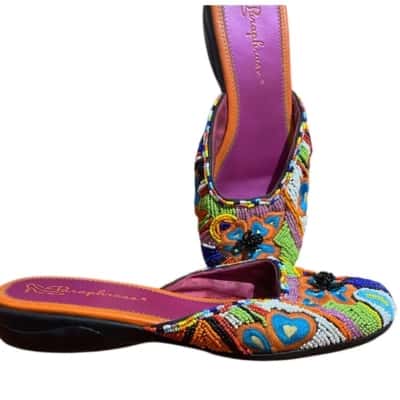 Paraphrase  Size 8 Flats Multicoloured 