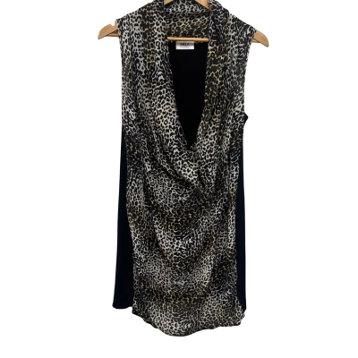 Mela Purdie Womens  Size 14 / L Sports Top Animal print 