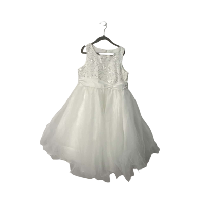 BNWT Ollies Place Kids  Size 10 Dresses White with shawl