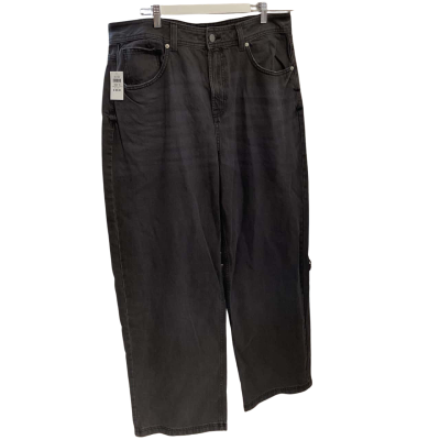 Jay Jays Womens  Size 16 Wide Leg Jeans Black  