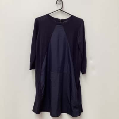 COS Womens Size S Midi Dress Navy Blue(s) COS Womens Size S Midi Dress Navy Blue(s)