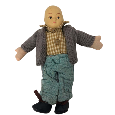Doll Porcelain Head/Cloth Body 