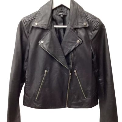 Piper Womens  Size S Leather Jacket Black  