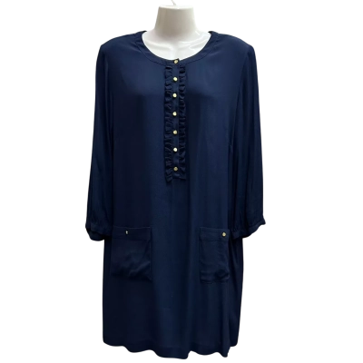 Marcs Women’s  Size 14 Long Sleeve Dress / Mini Dress Navy Blue RRP:$250
