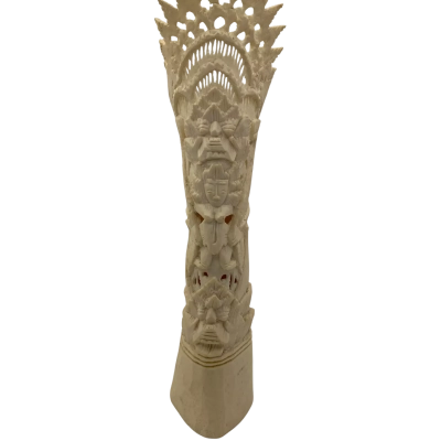 Balinese Carved bovine totem