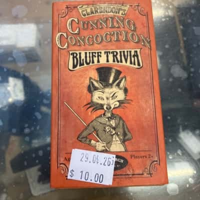 Clarendon’s cunning concoction bluff trivia 