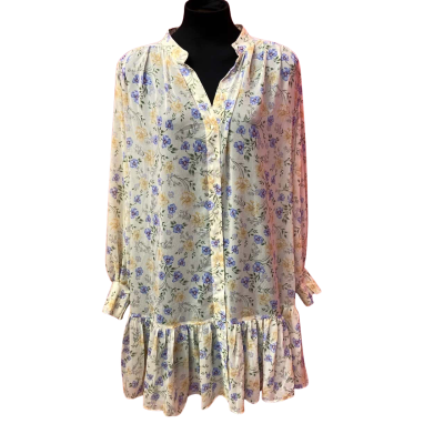 Portmans Womens  Size 14 Blue Floral Dress RRP: $149.95