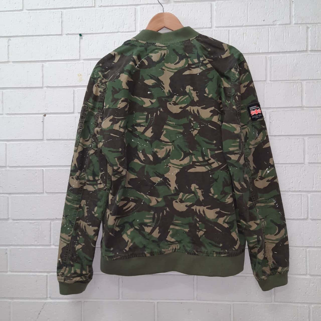 Superdry Rookie Edition Military Issue Camo Jacket Green Brown Men's ...