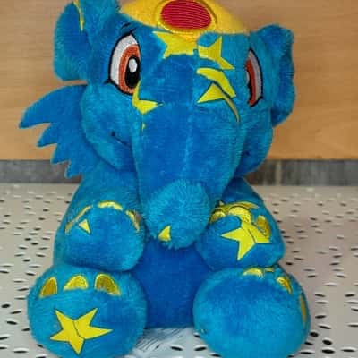 2008 Neopets starry blue Elephante plush