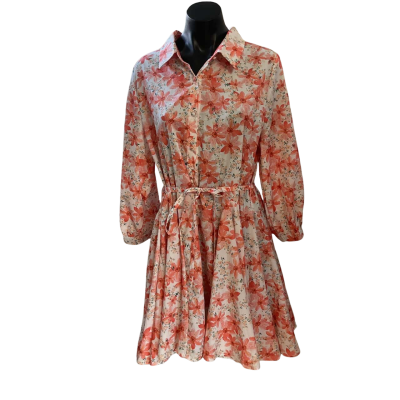 Valley girl  Womens  Size 14 Casual Dress Floral / Orange 