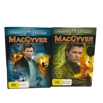 MacGyver Season 2 & 3 DVDs