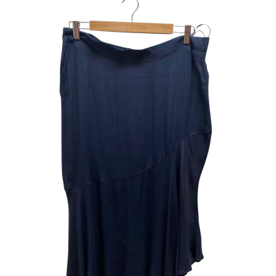 Blue Illusion Womens  Size L Navy Blue Skirt