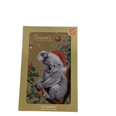 New The Salvation Army Charity Christmas Cards 10 Pack Seasons Greetings Kohala Print  #2023-1-PP