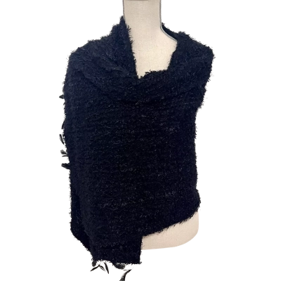 Jill Main Womens  Size One Size Scarf Black  