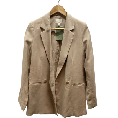 H&M Womens  Size XS Beige Blazer