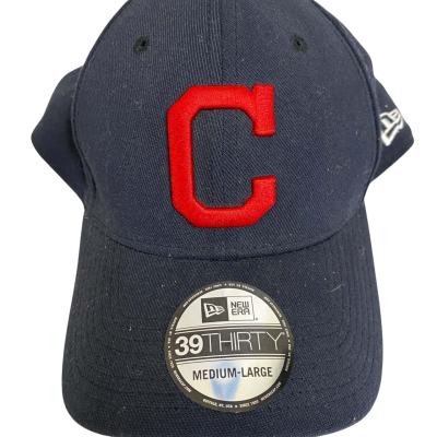 New Era 39 Thirty Cleveland Indians Unisex  Size Medium-Large Black  / Red 