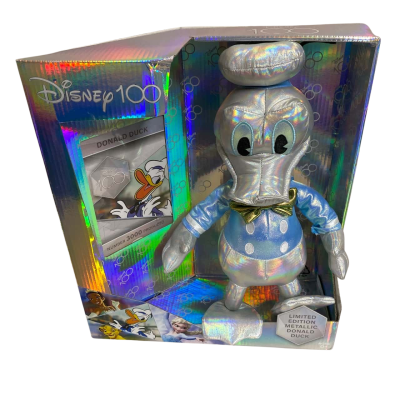Disney 100 Limited Edition Metallic Donald Duck Plush 
