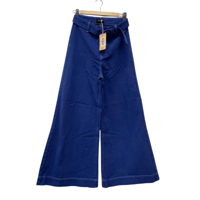 Ghanda Beverley Size 8 Wide Leg Pants Blue 