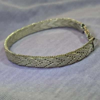  Womens Sterling Silver Bracelet 925 18.8 grams